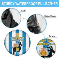 Personalized Argentina 10 Goat Spare Tire Cover Greatest Of All Time Sporty Style