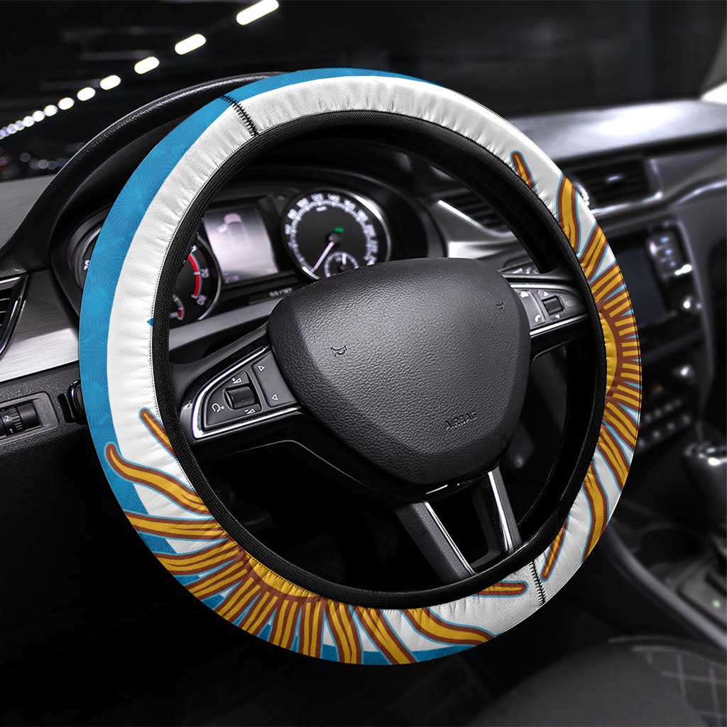 Argentina 10 Goat Steering Wheel Cover Greatest Of All Time Sporty Style