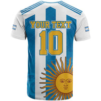 Personalized Argentina 10 Goat T Shirt Greatest Of All Time Sporty Style