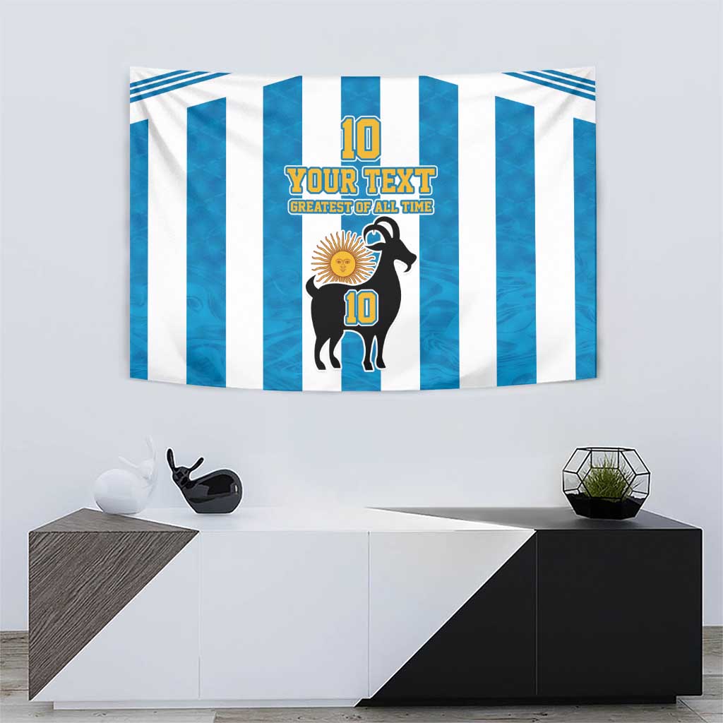 Personalized Argentina 10 Goat Tapestry Greatest Of All Time Sporty Style