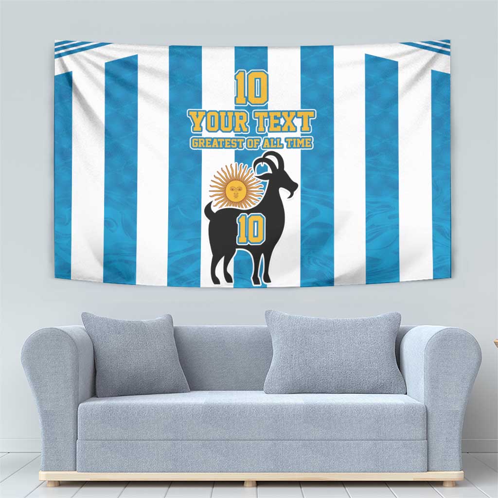 Personalized Argentina 10 Goat Tapestry Greatest Of All Time Sporty Style