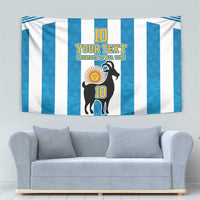 Personalized Argentina 10 Goat Tapestry Greatest Of All Time Sporty Style