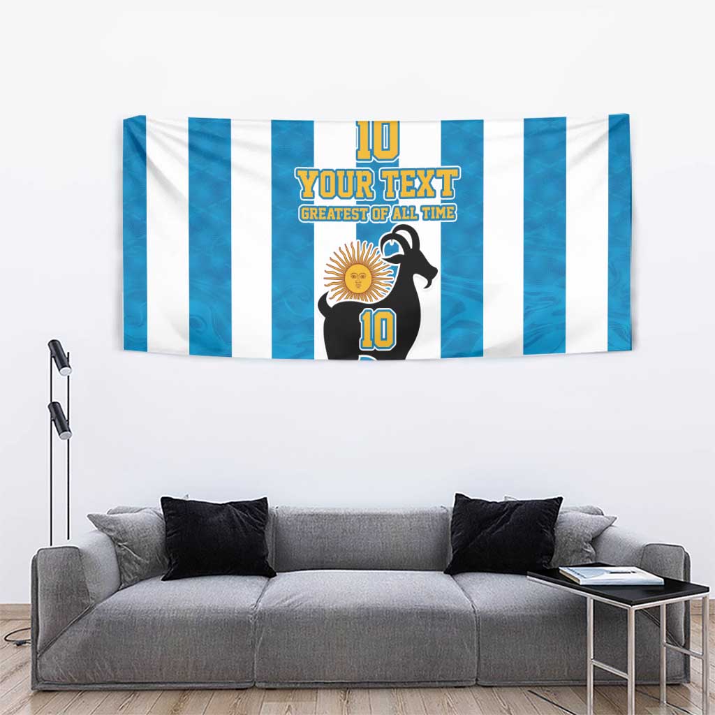 Personalized Argentina 10 Goat Tapestry Greatest Of All Time Sporty Style