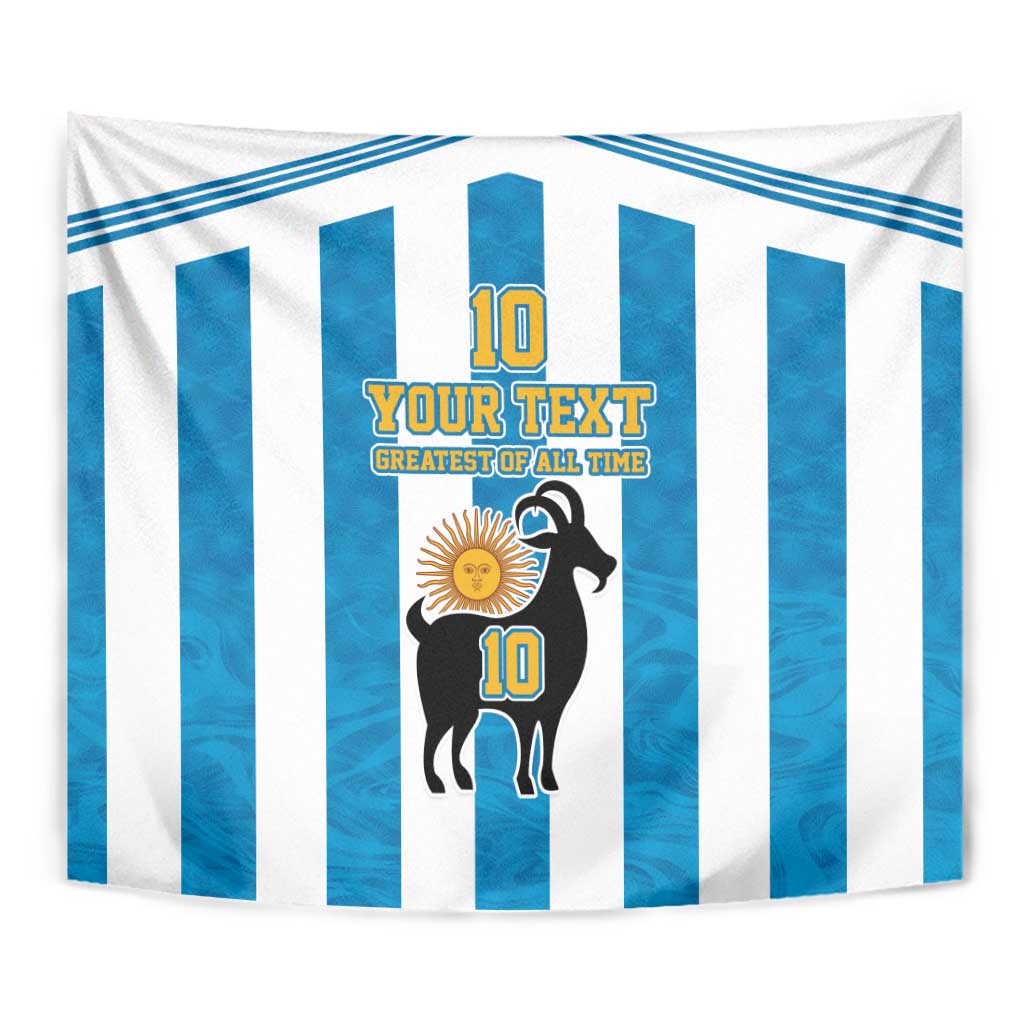 Personalized Argentina 10 Goat Tapestry Greatest Of All Time Sporty Style