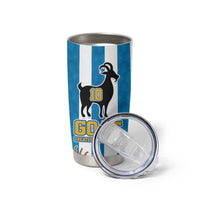Personalized Argentina 10 Goat Tumbler Cup Greatest Of All Time Sporty Style