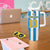 Personalized Argentina 10 Goat Tumbler With Handle Greatest Of All Time Sporty Style
