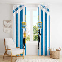Personalized Argentina 10 Goat Window Curtain Greatest Of All Time Sporty Style