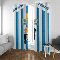 Personalized Argentina 10 Goat Window Curtain Greatest Of All Time Sporty Style