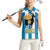 Personalized Argentina 10 Goat Women Sleeveless Polo Shirt Greatest Of All Time Sporty Style