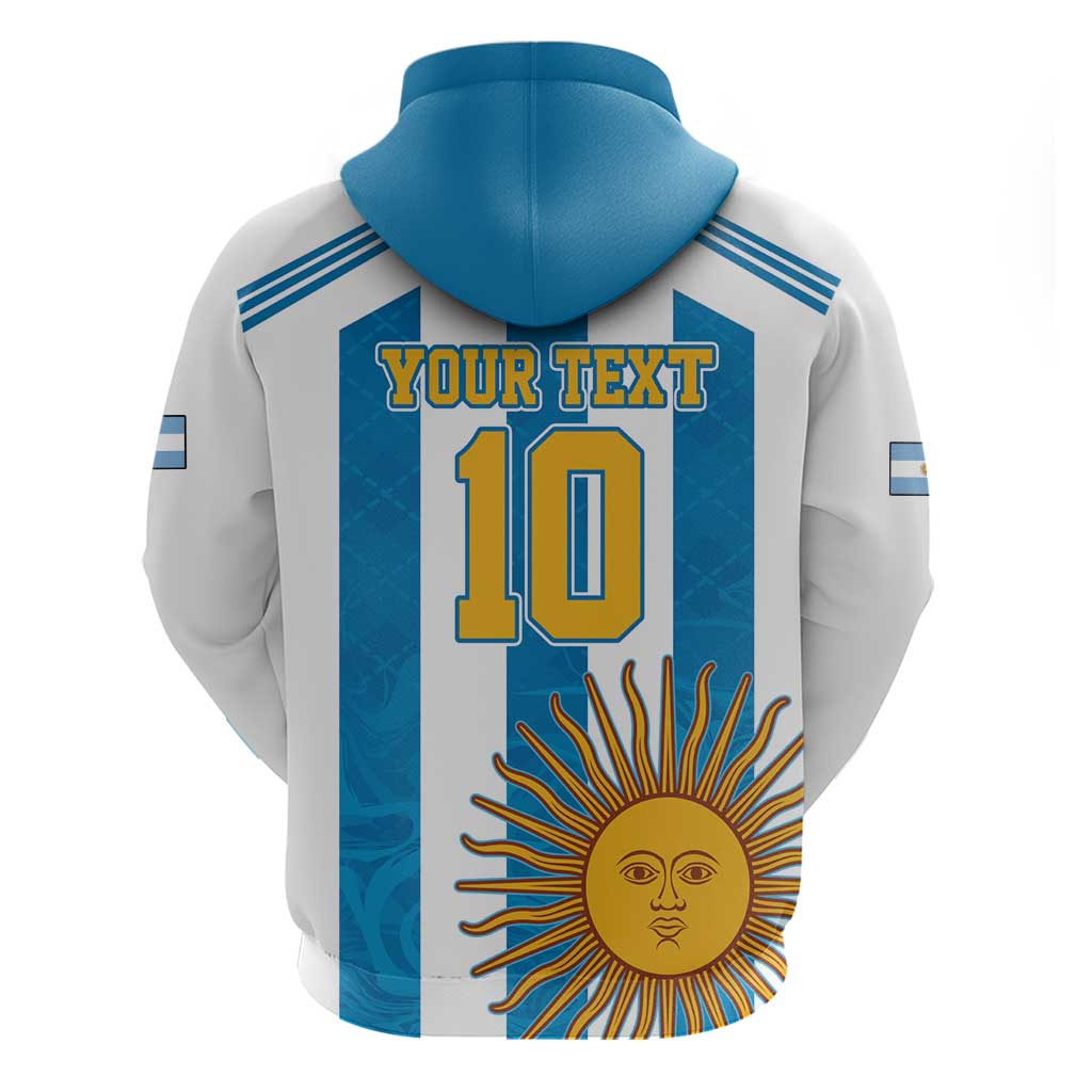 Personalized Argentina 10 Goat Zip Hoodie Greatest Of All Time Sporty Style