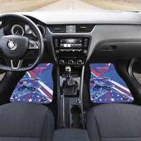 Custom United States Ice Hockey Car Mats USA Go Champions Sporty Style