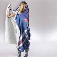 Custom United States Ice Hockey Hooded Blanket USA Go Champions Sporty Style