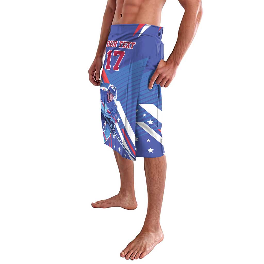 Custom United States Ice Hockey Lavalava USA Go Champions Sporty Style