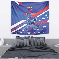 Custom United States Ice Hockey Tapestry USA Go Champions Sporty Style