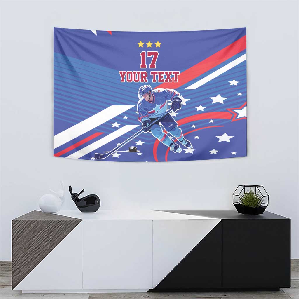Custom United States Ice Hockey Tapestry USA Go Champions Sporty Style