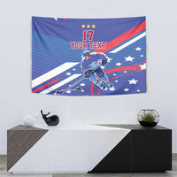Custom United States Ice Hockey Tapestry USA Go Champions Sporty Style