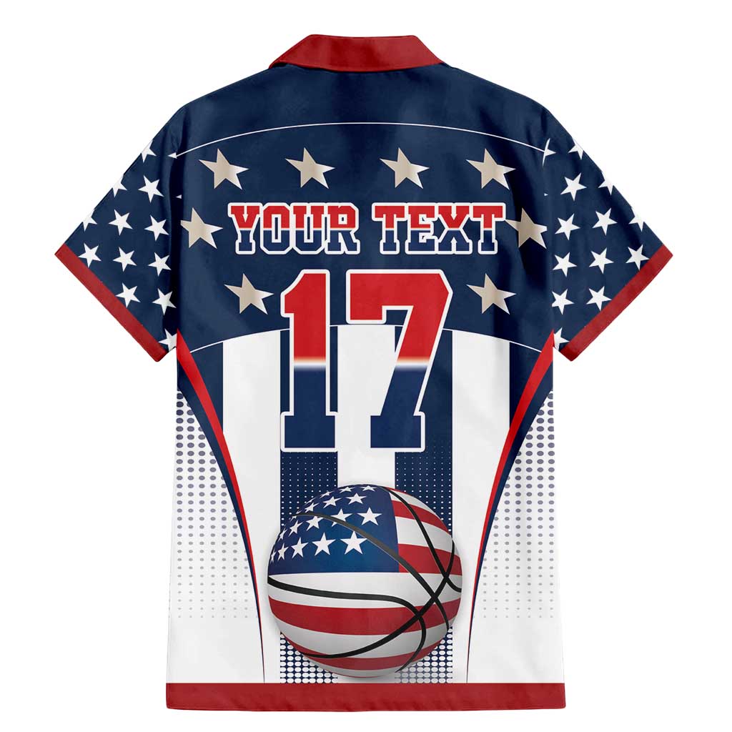 Custom United States Basketball Family Matching Mermaid Dress and Hawaiian Shirt USA Eagle Mascot Style