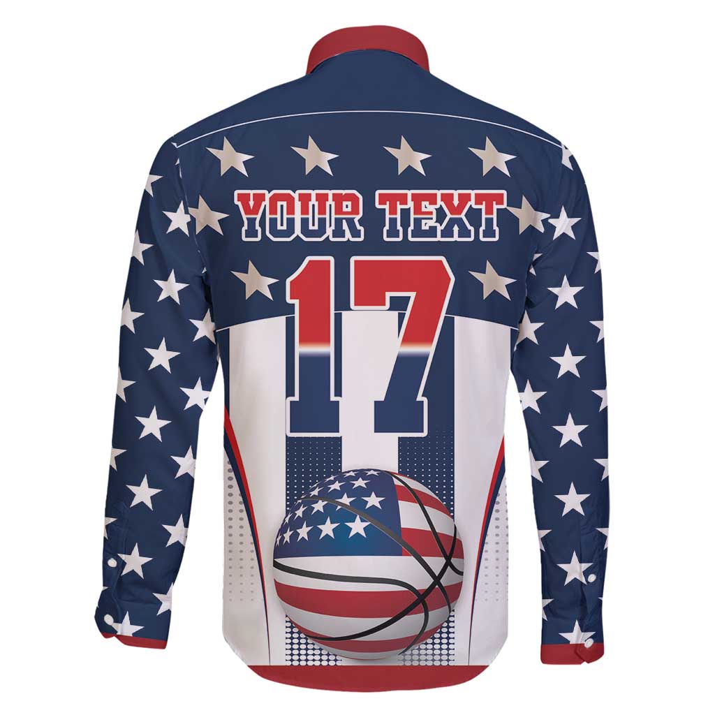 Custom United States Basketball Family Matching Tank Maxi Dress and Hawaiian Shirt USA Eagle Mascot Style