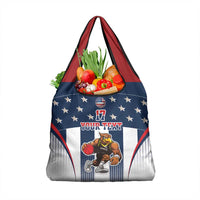 Custom United States Basketball Grocery Bag USA Eagle Mascot Style