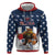 Custom United States Basketball Hoodie USA Eagle Mascot Style