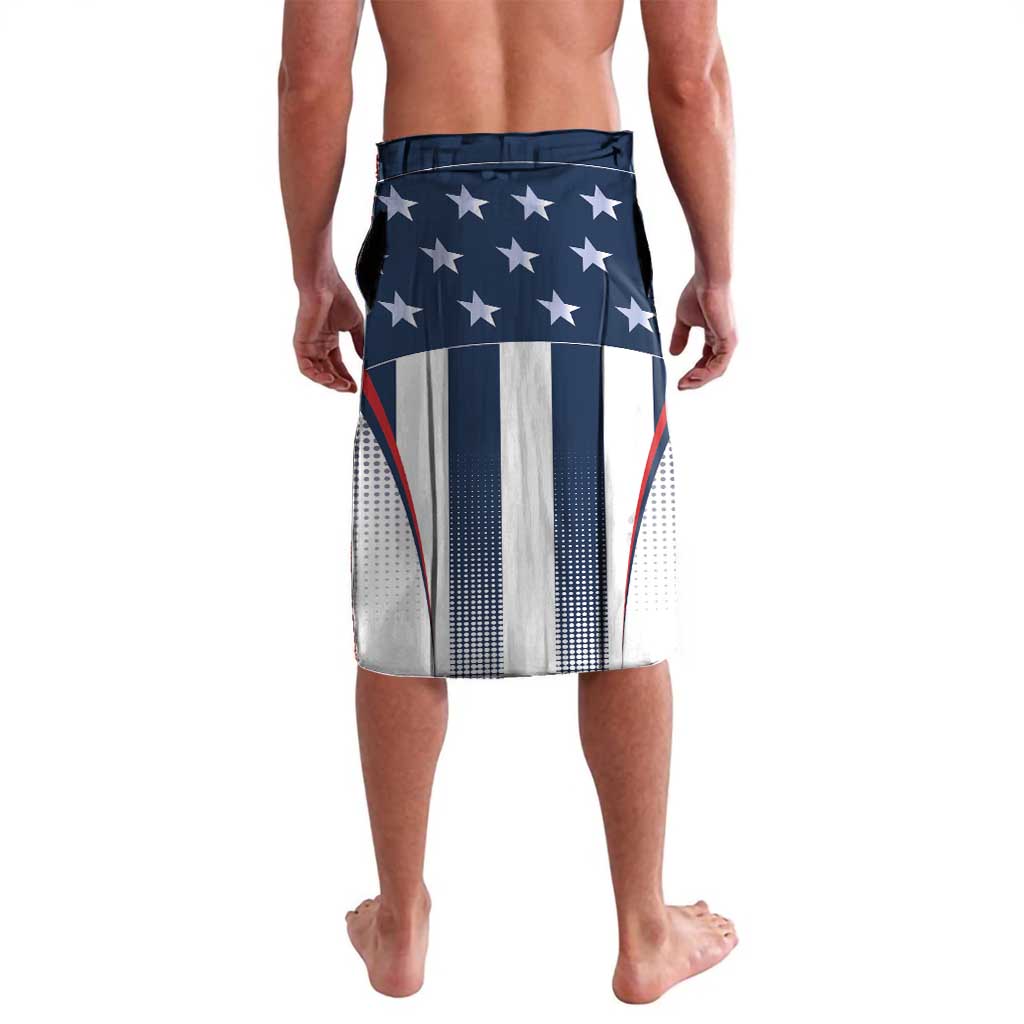 Custom United States Basketball Lavalava USA Eagle Mascot Style