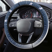 United States Basketball Steering Wheel Cover USA Eagle Mascot Style