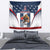 Custom United States Basketball Tapestry USA Eagle Mascot Style