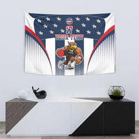 Custom United States Basketball Tapestry USA Eagle Mascot Style