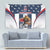 Custom United States Basketball Tapestry USA Eagle Mascot Style