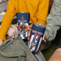 Custom United States Basketball Tumbler Cup USA Eagle Mascot Style