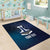 Personalized Finland Drakkar Vikings Area Rug Suomi Flag Viking Thor Runes