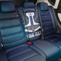 Personalized Finland Drakkar Vikings Back Car Seat Cover Suomi Flag Viking Thor Runes