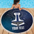Personalized Finland Drakkar Vikings Beach Blanket Suomi Flag Viking Thor Runes
