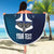 Personalized Finland Drakkar Vikings Beach Blanket Suomi Flag Viking Thor Runes