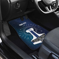 Personalized Finland Drakkar Vikings Car Mats Suomi Flag Viking Thor Runes