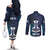 Personalized Finland Drakkar Vikings Couples Matching Off The Shoulder Long Sleeve Dress and Long Sleeve Button Shirt Suomi Flag Viking Thor Runes