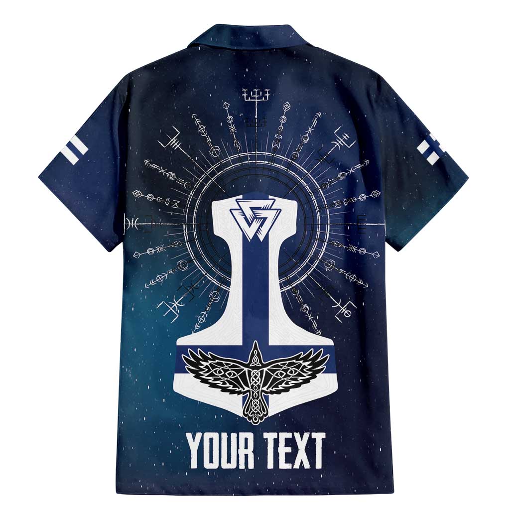 Personalized Finland Drakkar Vikings Family Matching Mermaid Dress and Hawaiian Shirt Suomi Flag Viking Thor Runes