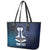 Personalized Finland Drakkar Vikings Leather Tote Bag Suomi Flag Viking Thor Runes