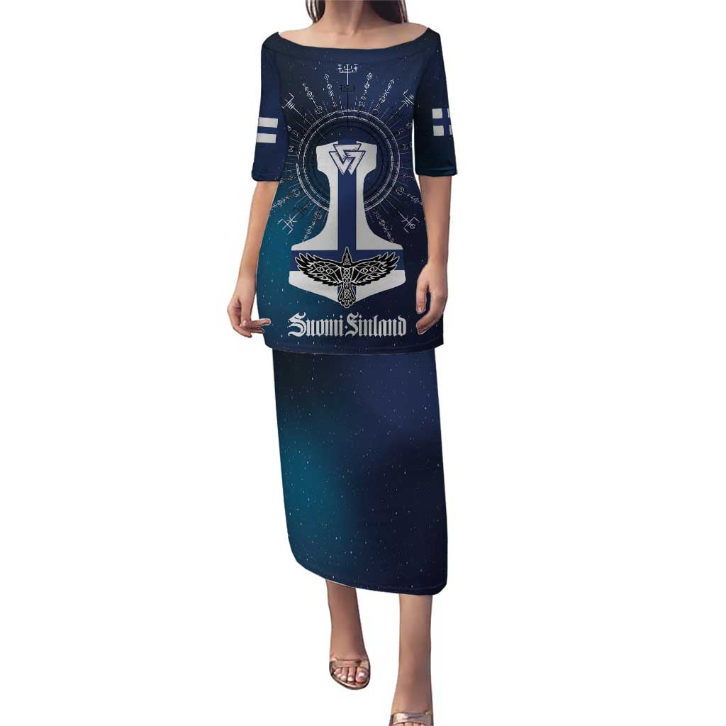 Personalized Finland Drakkar Vikings Puletasi Suomi Flag Viking Thor Runes