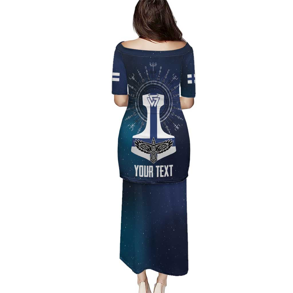 Personalized Finland Drakkar Vikings Puletasi Suomi Flag Viking Thor Runes