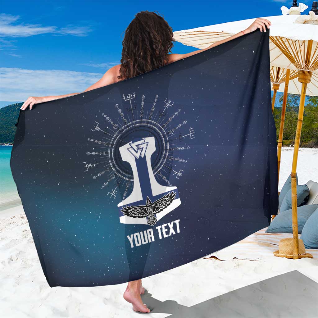 Personalized Finland Drakkar Vikings Sarong Suomi Flag Viking Thor Runes