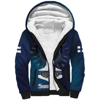 Personalized Finland Drakkar Vikings Sherpa Hoodie Suomi Flag Viking Thor Runes