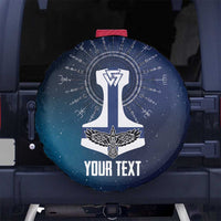 Personalized Finland Drakkar Vikings Spare Tire Cover Suomi Flag Viking Thor Runes
