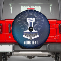 Personalized Finland Drakkar Vikings Spare Tire Cover Suomi Flag Viking Thor Runes