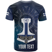 Personalized Finland Drakkar Vikings T Shirt Suomi Flag Viking Thor Runes