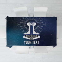 Personalized Finland Drakkar Vikings Tablecloth Suomi Flag Viking Thor Runes