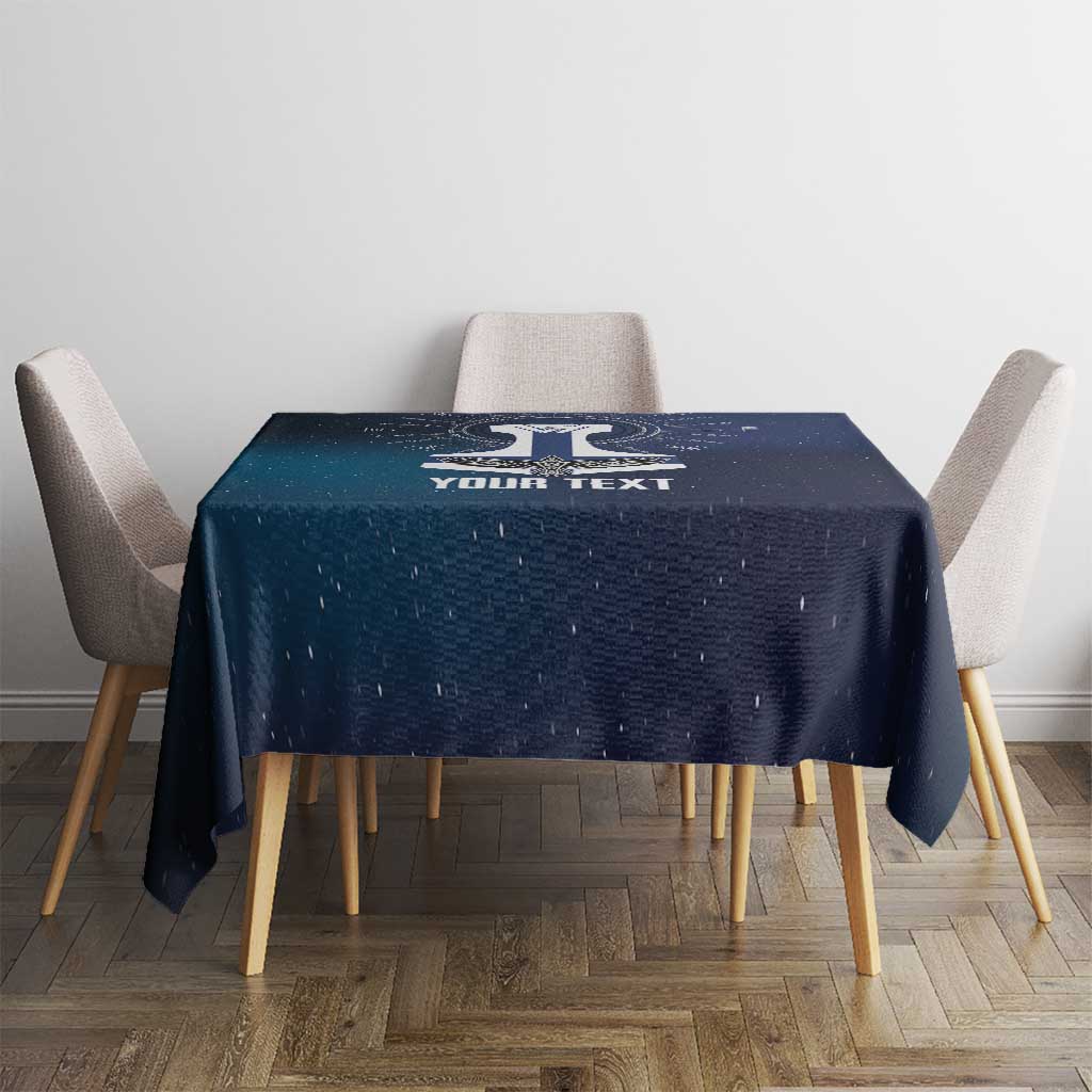 Personalized Finland Drakkar Vikings Tablecloth Suomi Flag Viking Thor Runes