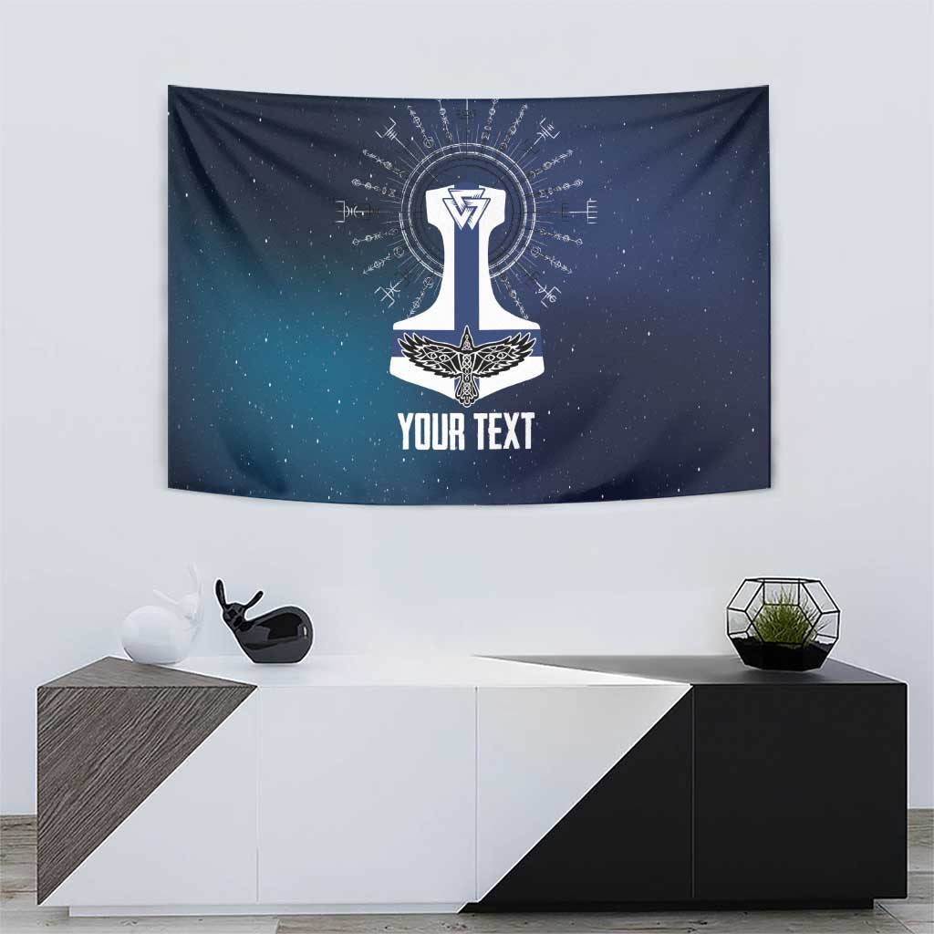 Personalized Finland Drakkar Vikings Tapestry Suomi Flag Viking Thor Runes