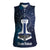 Personalized Finland Drakkar Vikings Women Sleeveless Polo Shirt Suomi Flag Viking Thor Runes