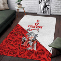 Custom England Field Hockey Champions Area Rug Old Georgians Hockey Club Sporty Style